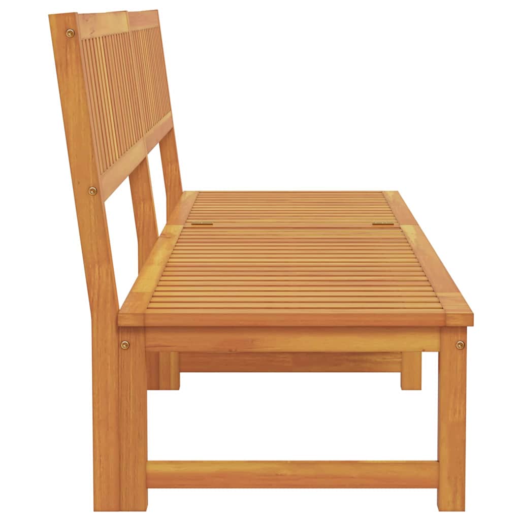 Lettino da sole 1-persona Marrone 200 x 57 x 75cm