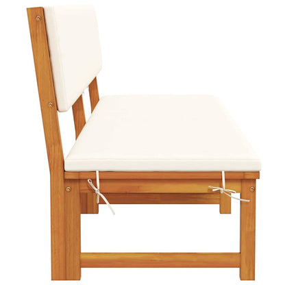 Lettino da sole con cuscino 1-persona Marrone 200 x 57 x 75cm