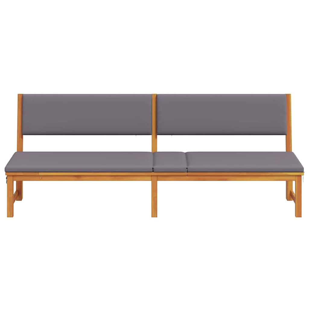 Lettino da sole 1-persona Marrone 200 x 57 x 75cm