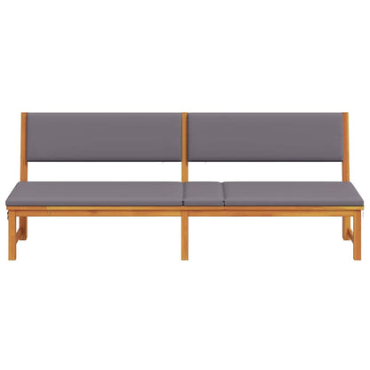 Lettino da sole 1-persona Marrone 200 x 57 x 75cm