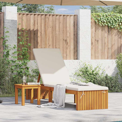 Lettino da sole 1-persona Marrone 200 x 55 x 94cm