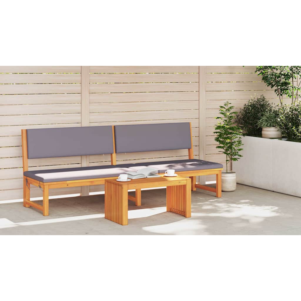 Tavolo laterale Olio Naturale 70 x 35 x 35 cm | homemem39