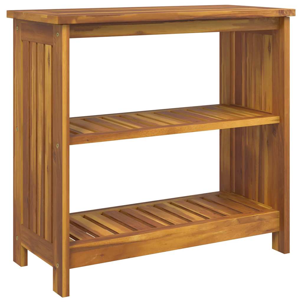 Mobiletto da Giardino con lo scaffale Marrone 75 x 35 x 70cm