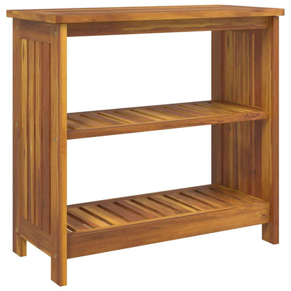 Mobiletto da Giardino con lo scaffale Marrone 75 x 35 x 70cm