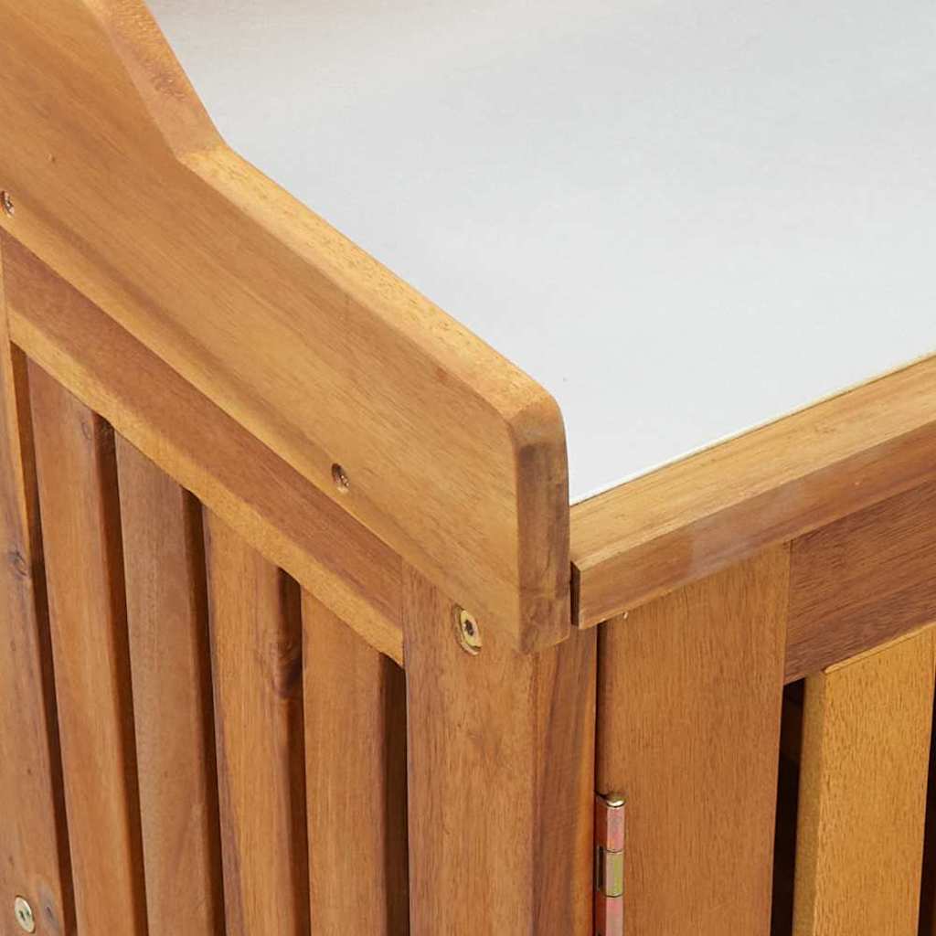 Mobiletto da Giardino con porta Marrone 78 x 36.5 x 78cm