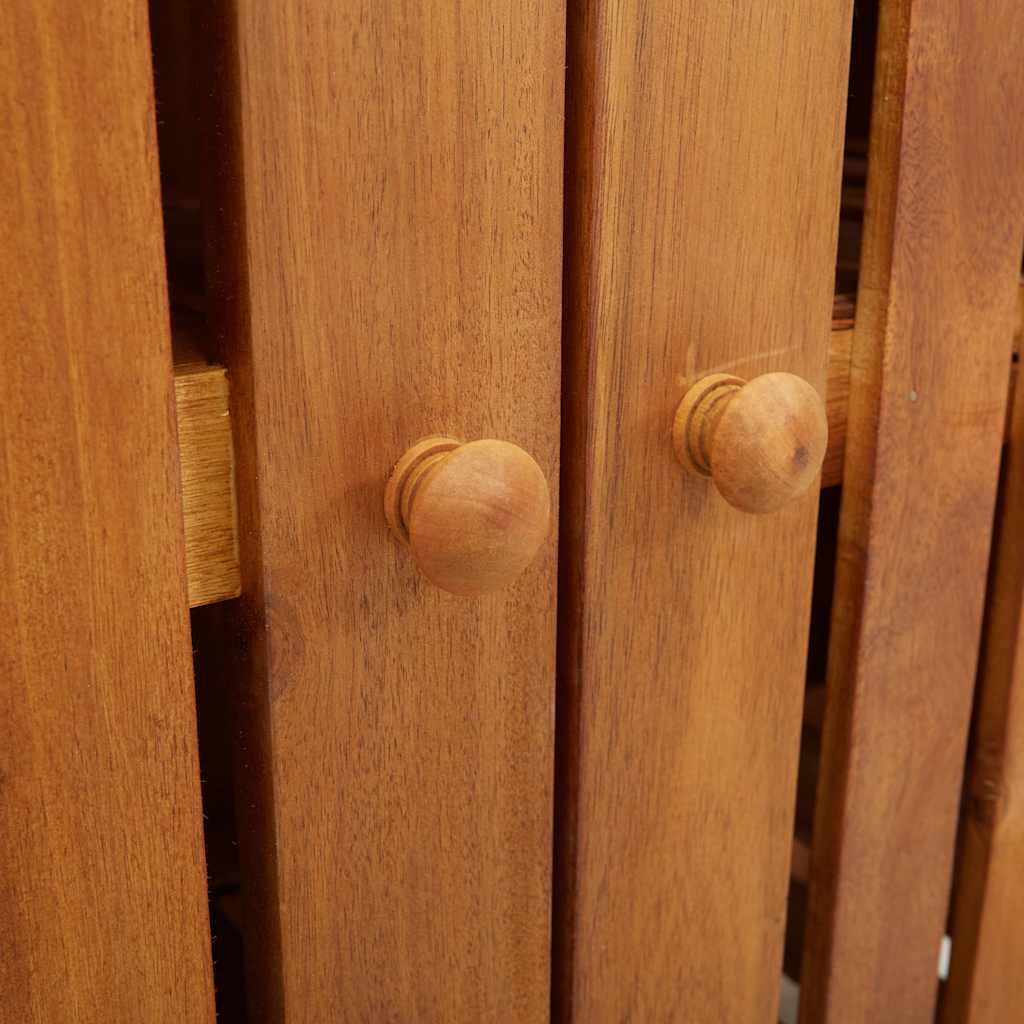 Mobiletto da Giardino con porta Marrone 78 x 36.5 x 78cm