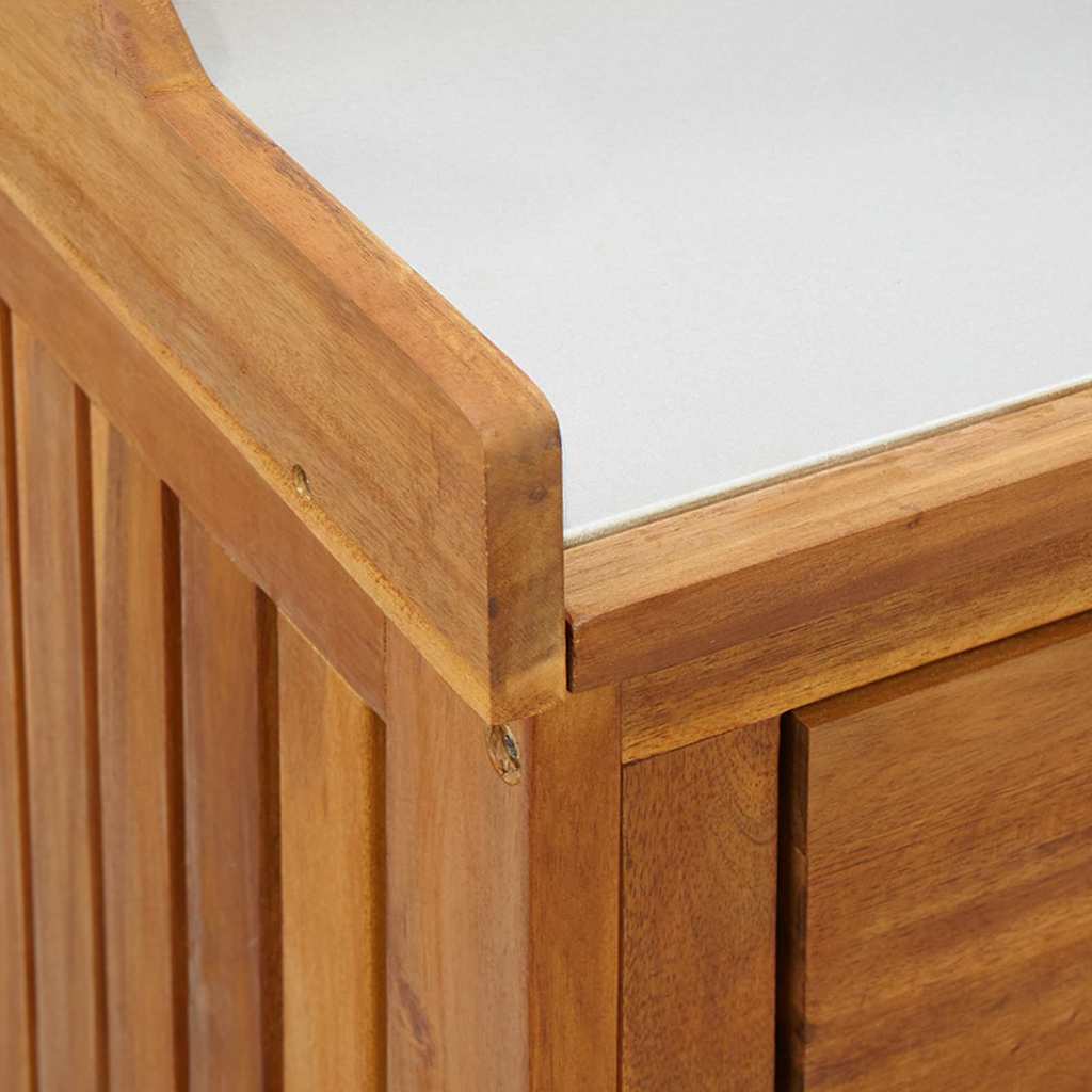 Mobiletto da Giardino con cassetto Marrone 78 x 36.5 x 78cm