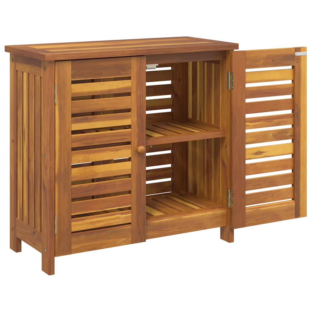 Mobiletto da Giardino con archiviazione Marrone 75 x 35 x 70cm