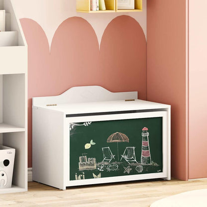 Scatola con contenitore e frontale per lavagna ROROS Bianco