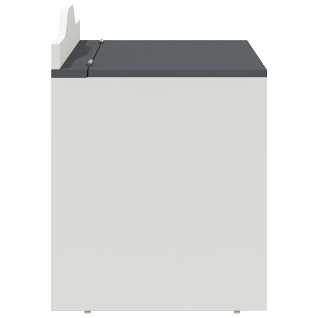 Scatola con Lavagna Grigio e Bianco 73 x 40 x 55 cm