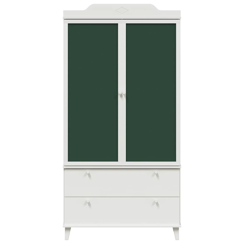 Armadio con Lavagna con cassetto Bianco Legno multistrato