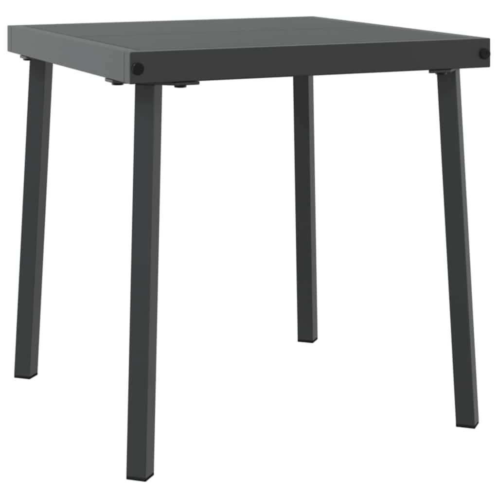 Lettino da Sole 3 pcs Nero 40 x 39 x 40.5cm polyrattan