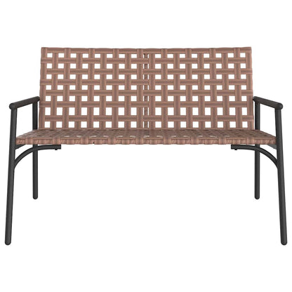 Sedia da Giardino Nero 113 x 79 x 75 cm polyrattan