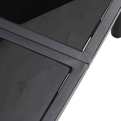 Set da Pranzo per Giardino 4 pcs Marrone polyrattan - homemem39