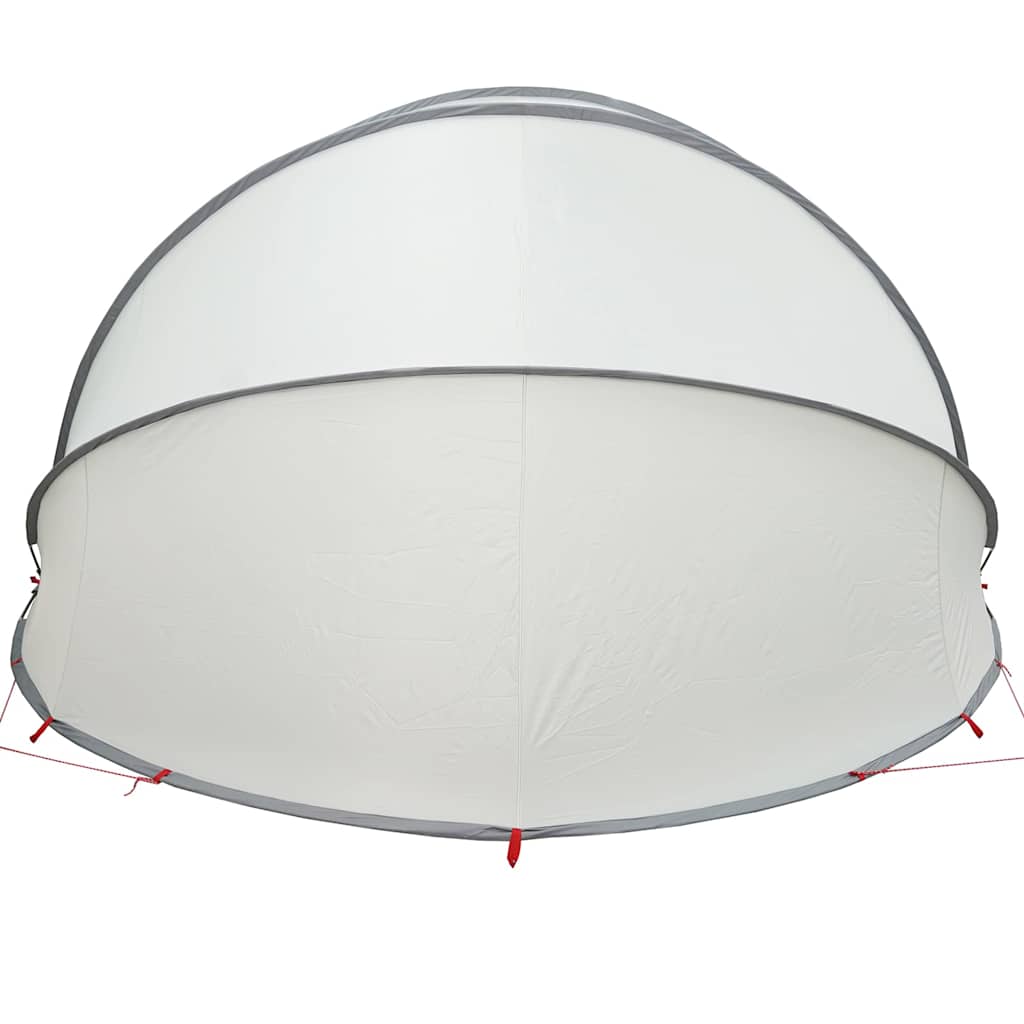 Dome Piscina Grigio e arancione 430 x 430 x 210 cm | homemem39