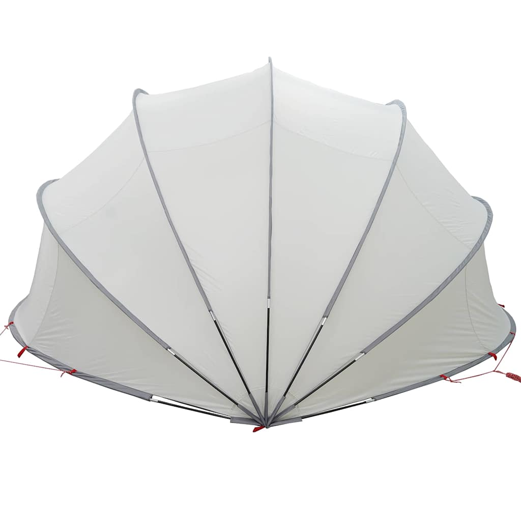 Dome Piscina Grigio e arancione 430 x 430 x 210 cm | homemem39