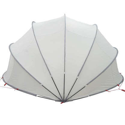 Dome Piscina Grigio e arancione 430 x 430 x 210 cm | homemem39