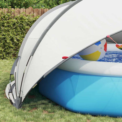 Dome Piscina Grigio e arancione 472 x 460 x 229 cm