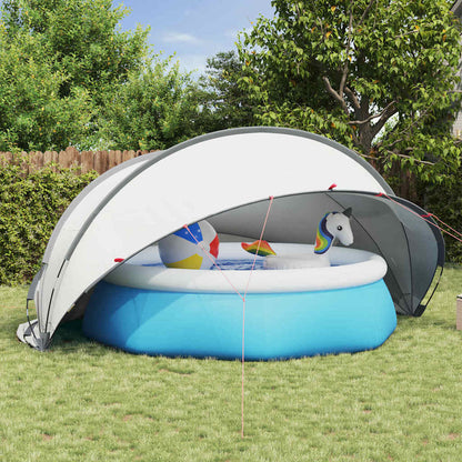 Dome Piscina Grigio e arancione 472 x 460 x 229 cm