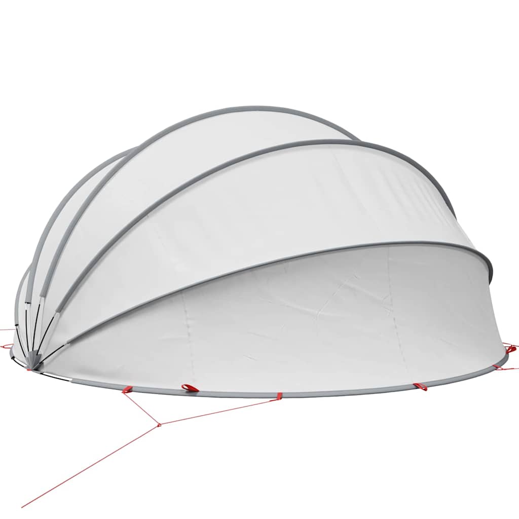 Dome Piscina Grigio e arancione 472 x 460 x 229 cm