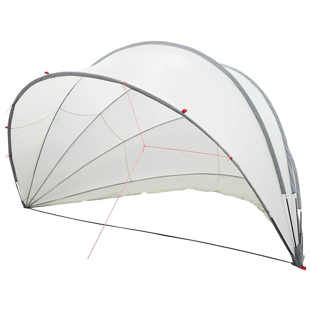 Dome Piscina Grigio e arancione 546 x 516 x 250 cm