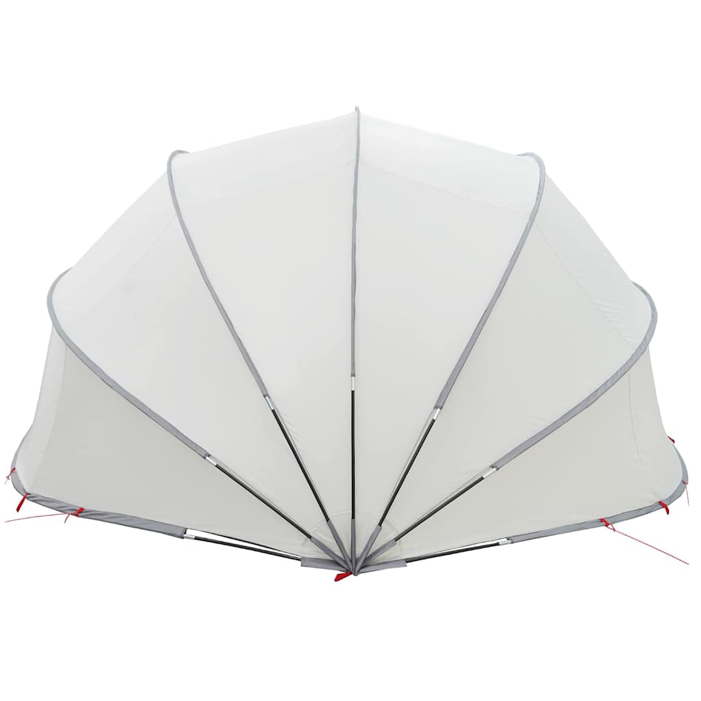Dome Piscina Grigio e arancione 546 x 516 x 250 cm | homemem39