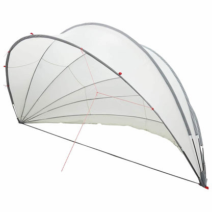 Dome Piscina Grigio e arancione 592 x 590 x 275 cm