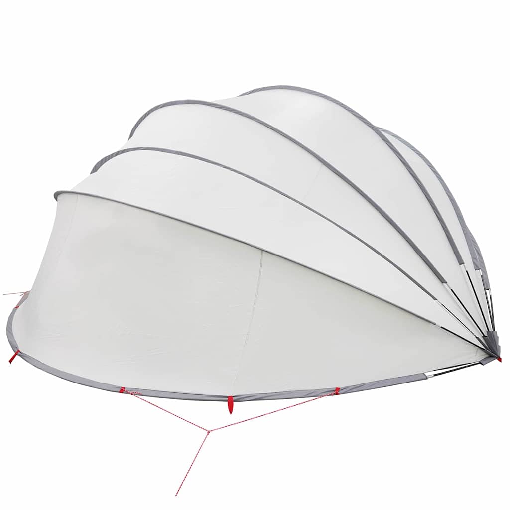 Dome Piscina Grigio e arancione 592 x 590 x 275 cm | homemem39