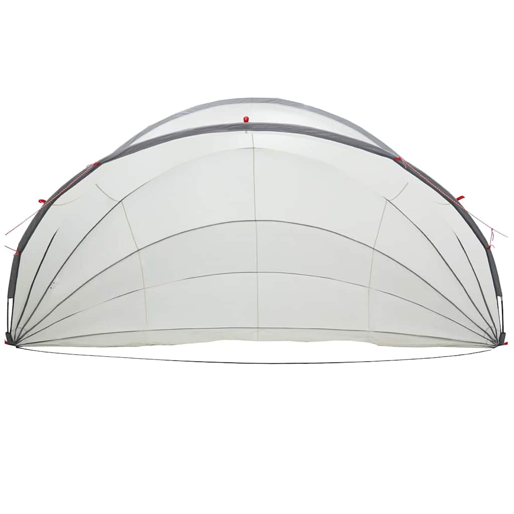 Dome Piscina Grigio e arancione 592 x 590 x 275 cm | homemem39