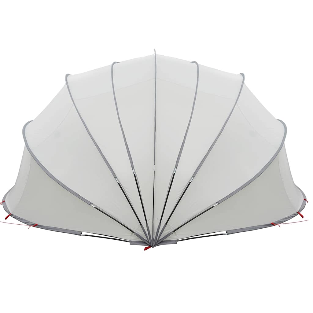 Dome Piscina Grigio e arancione 592 x 590 x 275 cm | homemem39