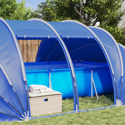 Tenda da piscina a cupola Verde 538 x 440 x 204 cm