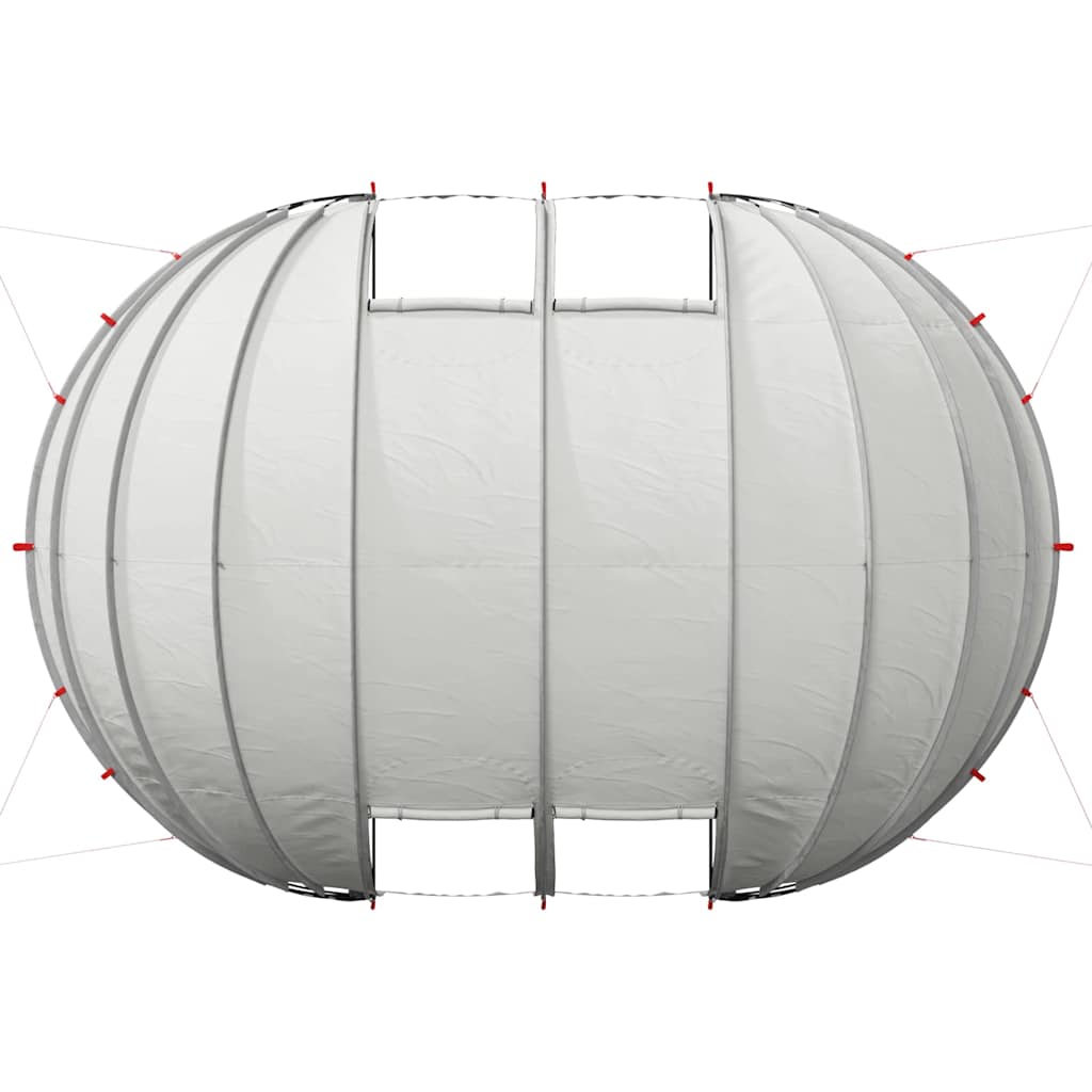 Tenda da piscina a cupola Grigio 538 x 440 x 204 cm | homemem39