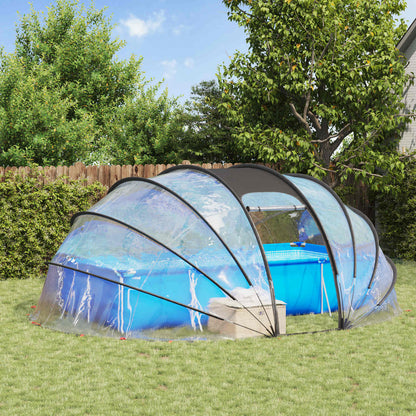 Tenda da piscina a cupola Trasparente 538 x 440 x 204 cm PVC | homemem39