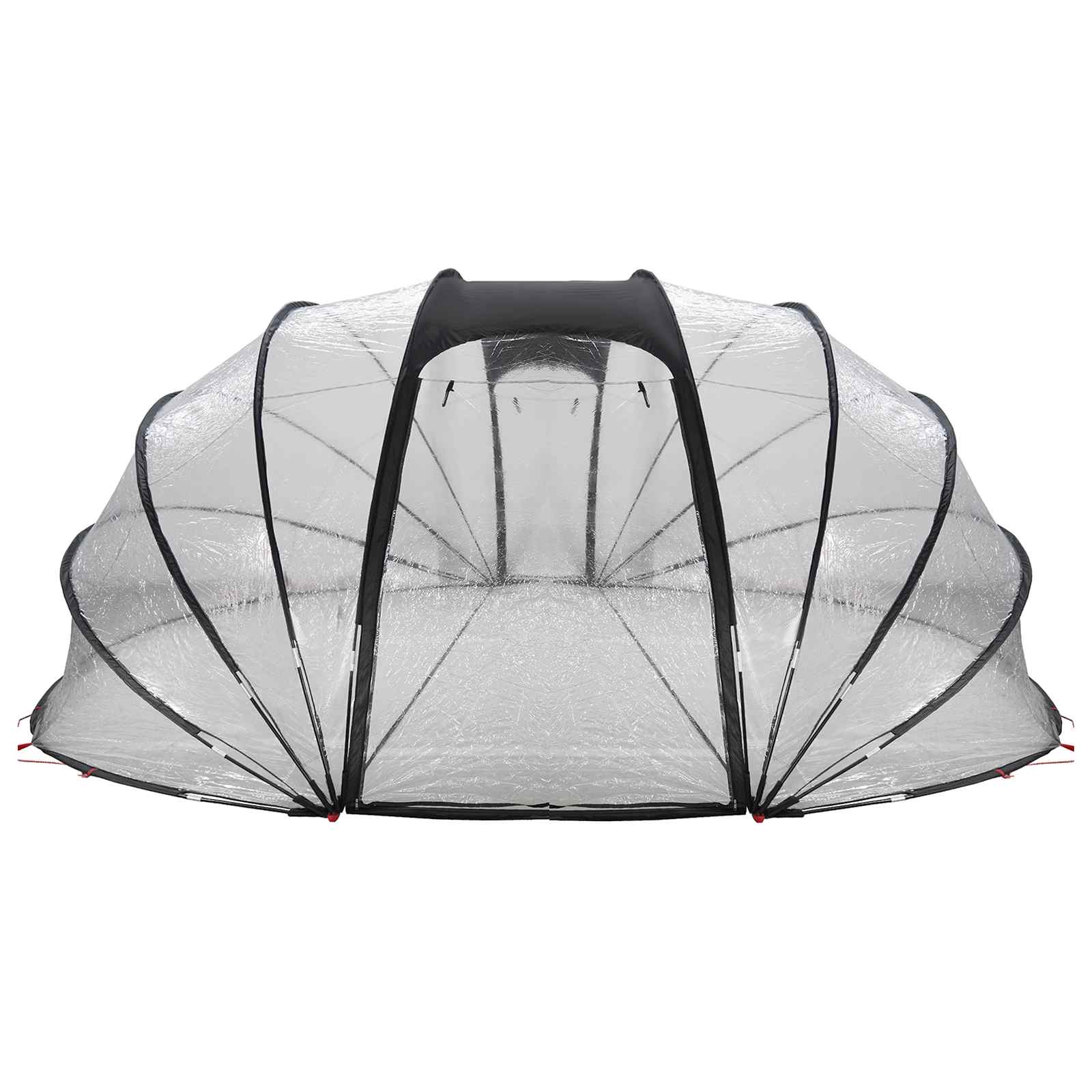 Tenda da piscina a cupola Trasparente 538 x 440 x 204 cm PVC | homemem39