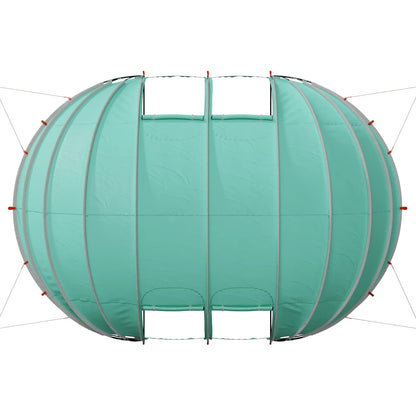 Tenda da piscina a cupola Blu 640 x 432 x 205 cm | homemem39