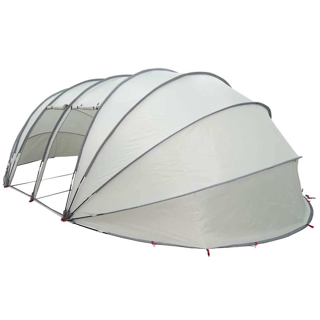 Tenda da piscina a cupola Grigio 640 x 432 x 205 cm | homemem39