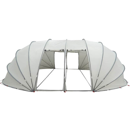 Tenda da piscina a cupola Grigio 640 x 432 x 205 cm | homemem39