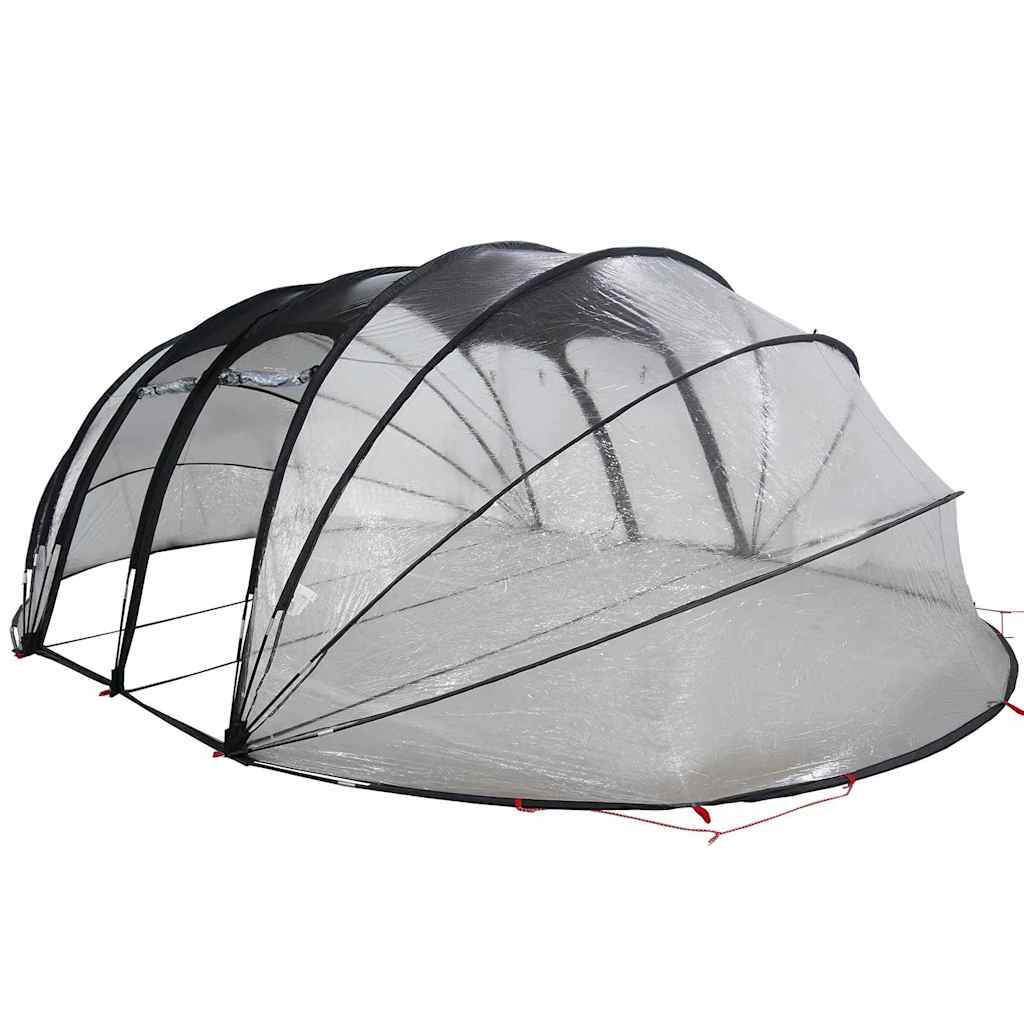 Tenda da piscina a cupola Trasparente 640 x 432 x 205 cm PVC | homemem39