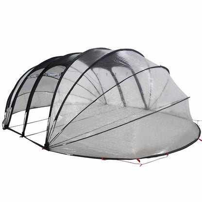 Tenda da piscina a cupola Trasparente 640 x 432 x 205 cm PVC | homemem39