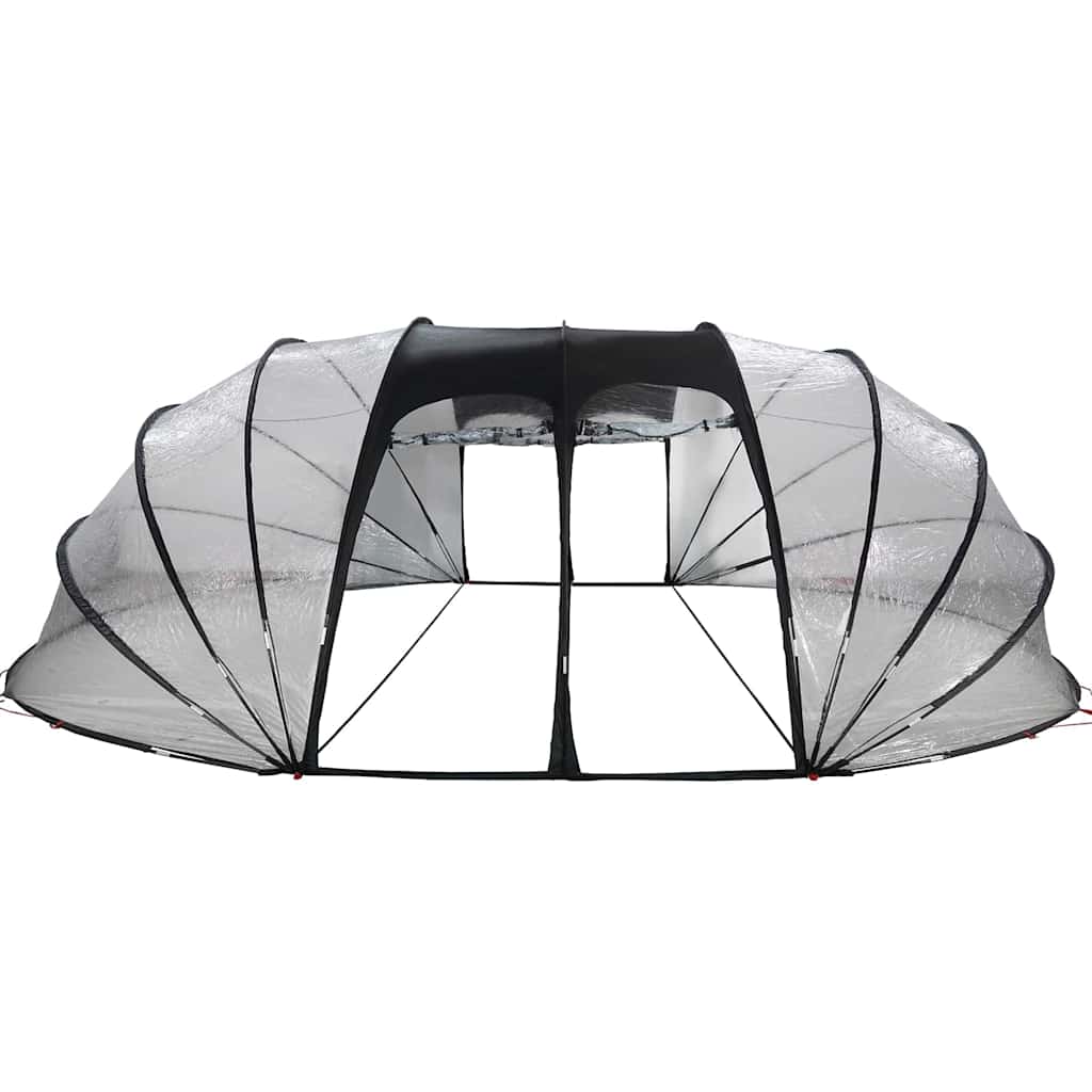 Tenda da piscina a cupola Trasparente 640 x 432 x 205 cm PVC | homemem39