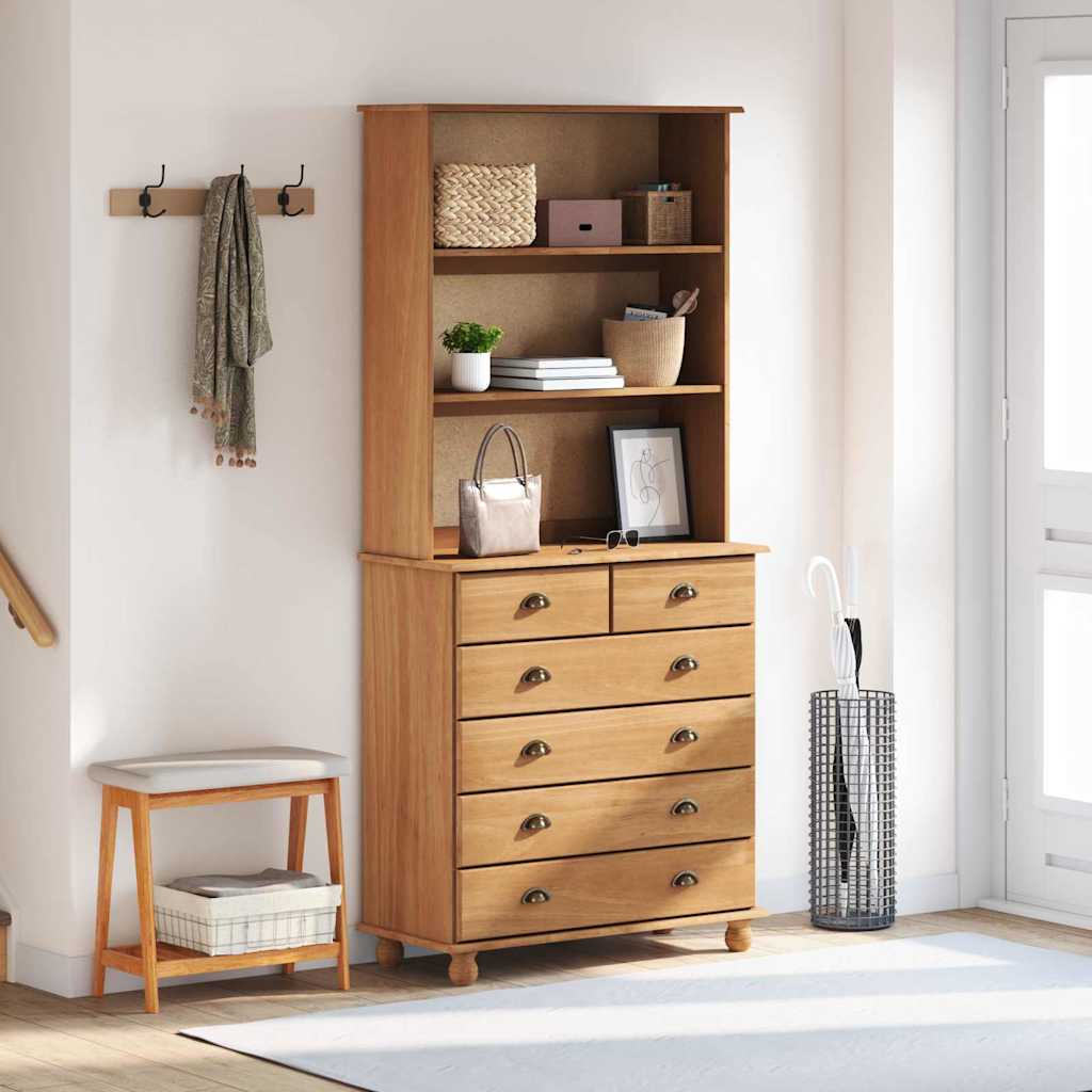 Gabbia ASKIM Cera di Miele 91 x 40 x 200,5 cm Pino massello | homemem39