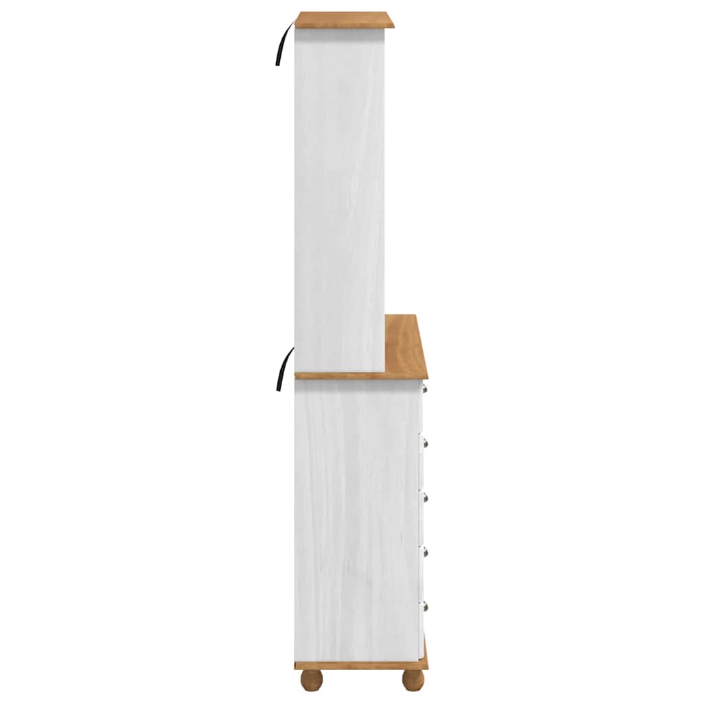 Gabbia ASKIM Bianco 91 x 40 x 200.5 cm Legno massello di pino - homemem39