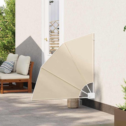 Schermo di Privacy per Balcone Beige 115 x 115 cm Tessuto