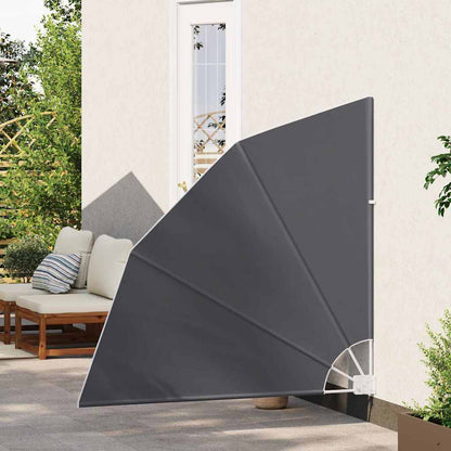 Schermo di Privacy per Balcone Nero 140 x 140 cm Tessuto