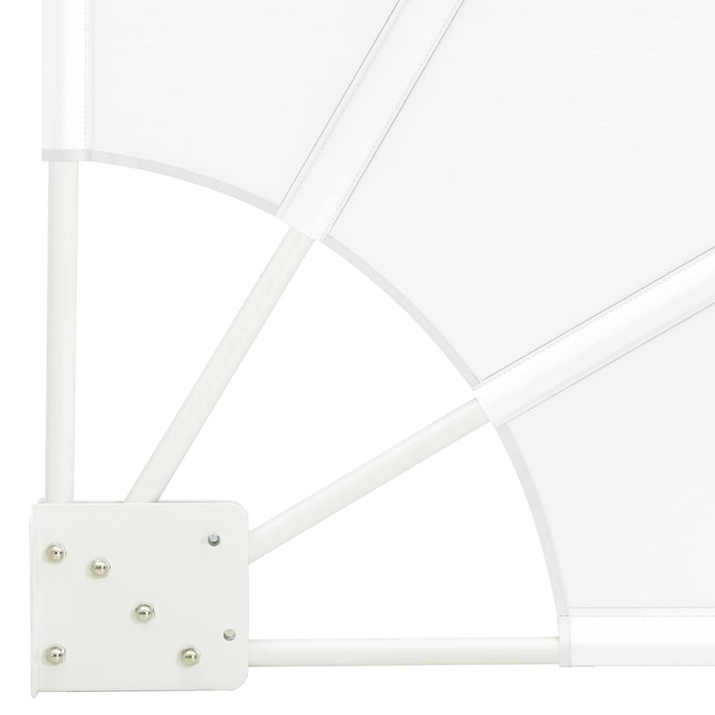 Schermo di Privacy per Balcone Bianco 210 x 210 cm Tessuto