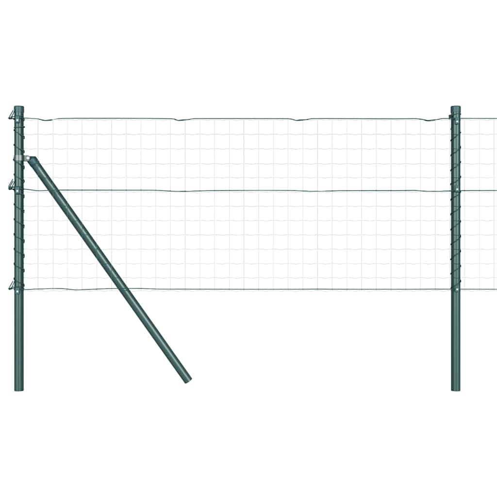 Palo della recinzione 13 pcs Verde Acciaio | homemem39