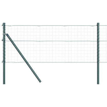 Palo della recinzione 13 pcs Verde Acciaio | homemem39