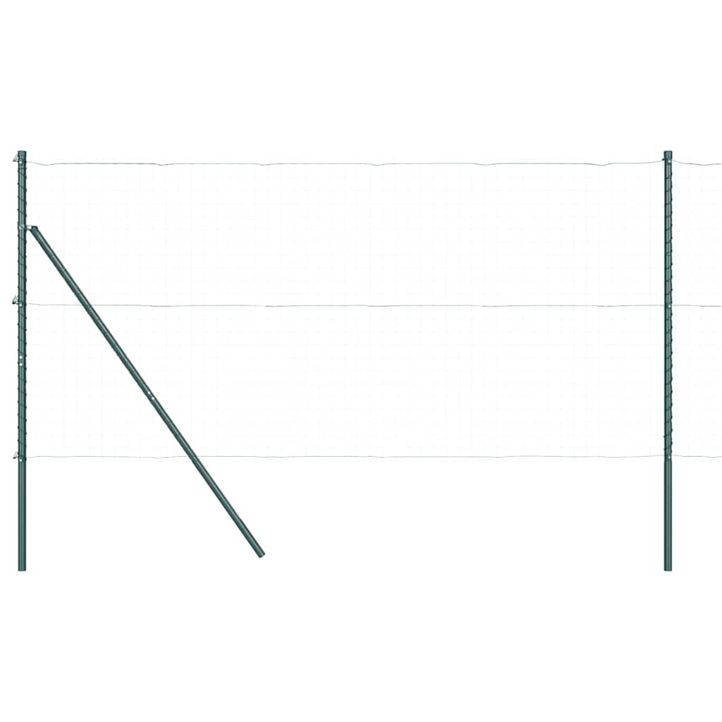 Palo della recinzione 13 pcs Verde Acciaio | homemem39