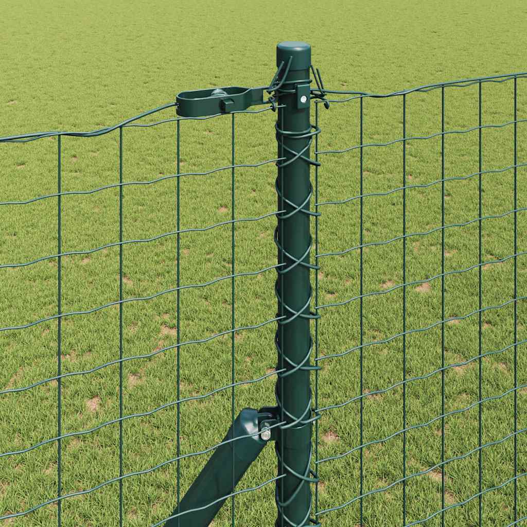 Palo della recinzione 13 pcs Verde Acciaio | homemem39