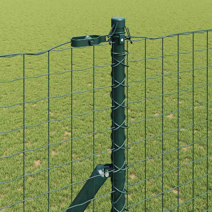 Palo della recinzione 7 pcs Verde Acciaio | homemem39